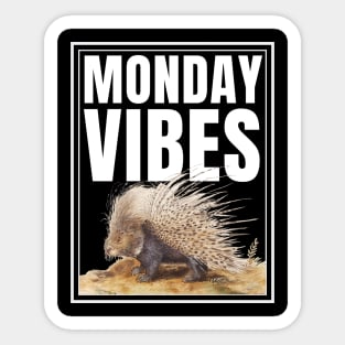 I Hate Mondays Monday Vibes Sticker